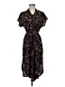 Shein 100% Polyester Paisley Brown Casual Dress Size 4 - photo 1