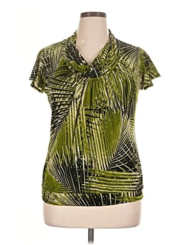 Worthington Short Sleeve Blouse (view 1)