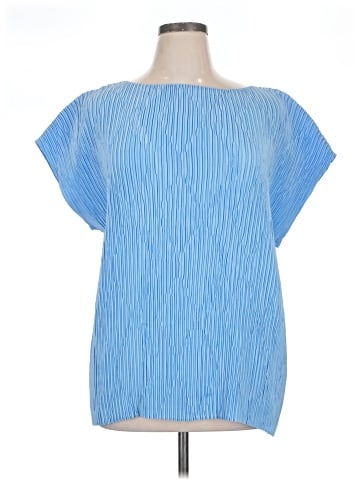 Lafayette 148 New York Short Sleeve Blouse (view 1)