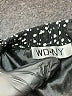 WD.NY 100% Polyester Stars Black Casual Skirt Size L - photo 4