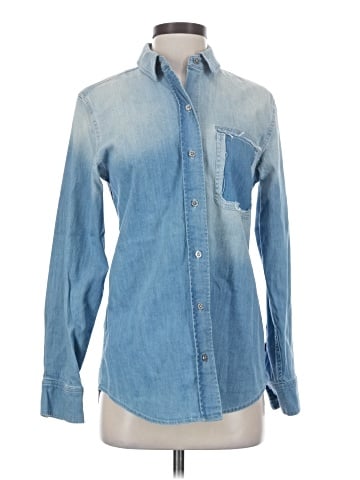 7 For All Mankind Long Sleeve Button-Down Shirt (view 1)