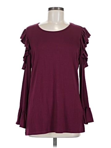 Karl Lagerfeld Paris 3/4 Sleeve Top (view 1)