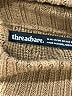 Threadbare 100% Acrylic Chevron-herringbone Brown Turtleneck Sweater Size 8 - photo 7