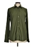 Ameliora Solid Green Long Sleeve Button-Down Shirt Size M - photo 1