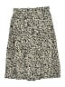 J.Crew 100% Polyester Animal Print Ivory Casual Skirt Size 0 - photo 2