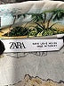 Zara Print Green 3/4 Sleeve Button-Down Shirt Size S - photo 7