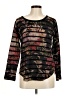 Nally & Millie Print Black Pullover Sweater Size M - photo 1