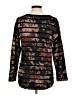 Nally & Millie Print Black Pullover Sweater Size M - photo 2
