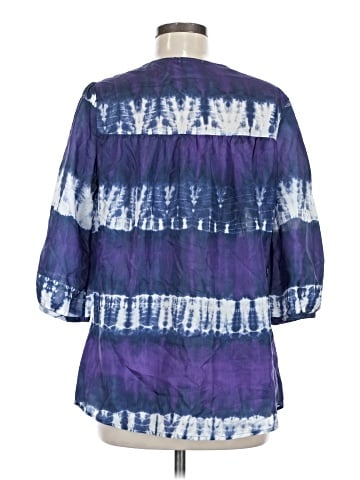 Calypso St. Barth For Target 3/4 Sleeve Silk Top (view 2)