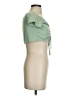 Unbranded Green Short Sleeve Blouse Size XXS (estimated) - photo 4