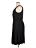 Lands' End Solid Black Cocktail Dress Size XL - photo 5