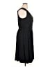 Lands' End Solid Black Cocktail Dress Size XL - photo 4
