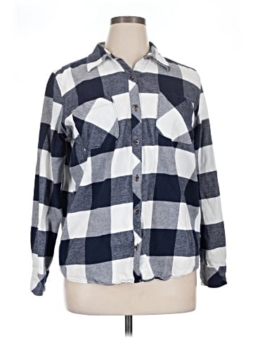 Natural Reflections Long Sleeve Button-Down Shirt (view 1)