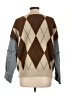 JOA Argyle Brown Pullover Sweater Size L - photo 2