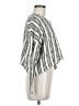 Storia Stripes White Pullover Sweater Size M - photo 4