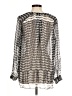L'Agence Silver Long Sleeve Blouse Size Med (2) - photo 2