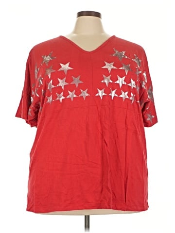 Ulla Popken Short Sleeve Top (view 1)
