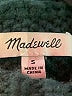 Madewell Solid Green Varick Turtleneck Sweater Size S - photo 7