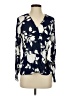 Talbots 100% Viscose Blue Long Sleeve Blouse Size S - photo 1