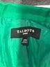 Talbots 100% Linen Green Blazer Size 20 - photo 6