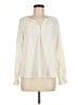 FRYE Ivory Long Sleeve Blouse Size M - photo 1
