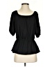 Nine West Black Short Sleeve Blouse Size S - photo 1