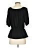 Nine West Black Short Sleeve Blouse Size S - photo 2