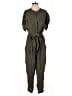 Calvin Klein Solid Green Jumpsuit Size 14 - photo 1