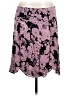 Express 100% Polyester Floral Purple Casual Skirt Size L - photo 1