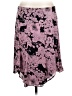 Express 100% Polyester Floral Purple Casual Skirt Size L - photo 2