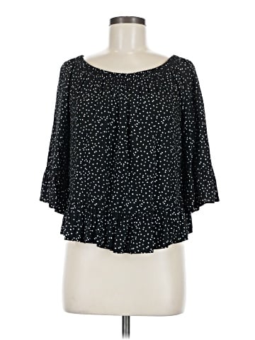 Zara Basic 3/4 Sleeve Blouse (view 1)