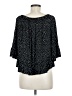 Zara Basic Black 3/4 Sleeve Blouse Size M - photo 2