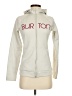 Burton 100% Polyester Ivory Zip Up Hoodie Size XS - photo 1