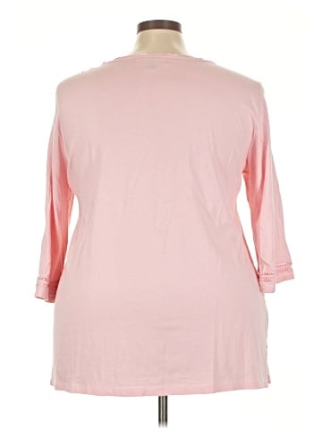Karen Scott 3/4 Sleeve Top (view 2)