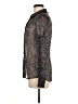 Diane von Furstenberg Tweed Silver Long Sleeve Blouse Size 8 - photo 5