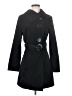 Esprit 100% Polyester Black Coat Size 2 - photo 1
