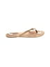 TKEES Gold Brown Flip Flops Size 9 - photo 1