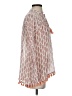 Roberta Roller Rabbit 100% Cotton Orange Long Sleeve Blouse Size S - photo 4