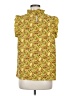 Ann Taylor Yellow Sleeveless Blouse Size M - photo 2