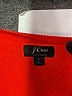 J.Crew 100% Cashmere Hearts Orange Cashmere Pullover Sweater Size L - photo 7