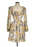 WAYF 100% Polyester Floral Yellow Casual Dress Size M - photo 1