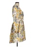 WAYF 100% Polyester Floral Yellow Casual Dress Size M - photo 4