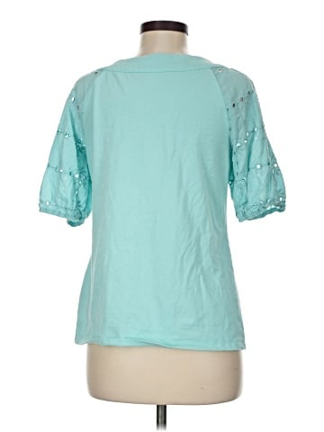 Christopher & Banks Short Sleeve Blouse (view 2)