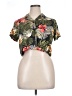 Unbranded Tropical Green Short Sleeve Blouse Size XL (estimated) - photo 1