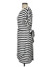 Chaps Stripes Black Casual Dress Size L - photo 5
