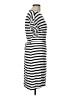 Chaps Stripes Black Casual Dress Size L - photo 4