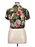 Unbranded Tropical Green Short Sleeve Blouse Size XL (estimated) - photo 2