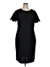 Anthony Richards 100% Polyester Solid Black Casual Dress Size 16W - photo 1