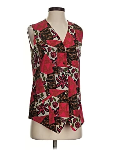 Neiman Marcus Sleeveless Silk Top (view 1)