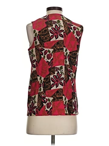 Neiman Marcus Sleeveless Silk Top (view 2)